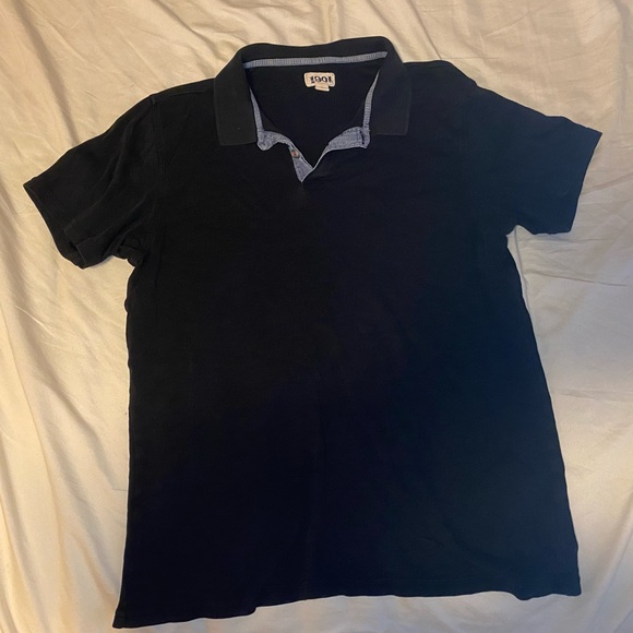 3 for $20 Vintage Y2K navy blue polo size medium - Picture 3 of 3